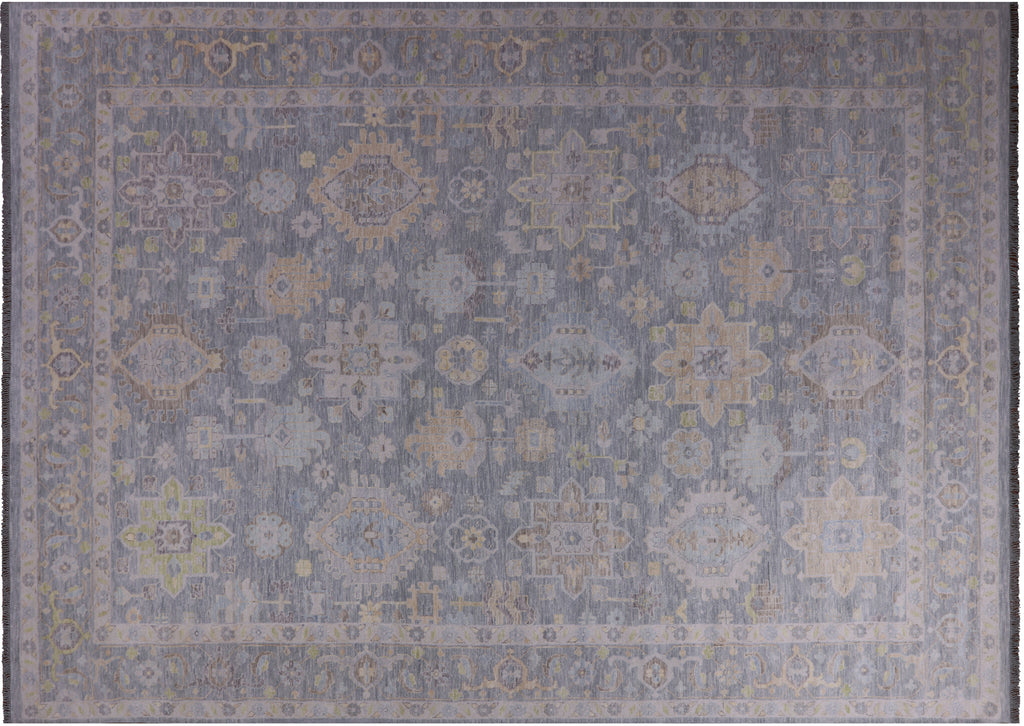 Grey Hand-Knotted Persian Heriz Serapi Rug 14' 3" X 20' 0" - Q22220