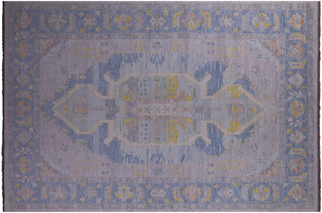 Grey Handmade Persian Heriz Serapi Rug - Manhattan Rugs