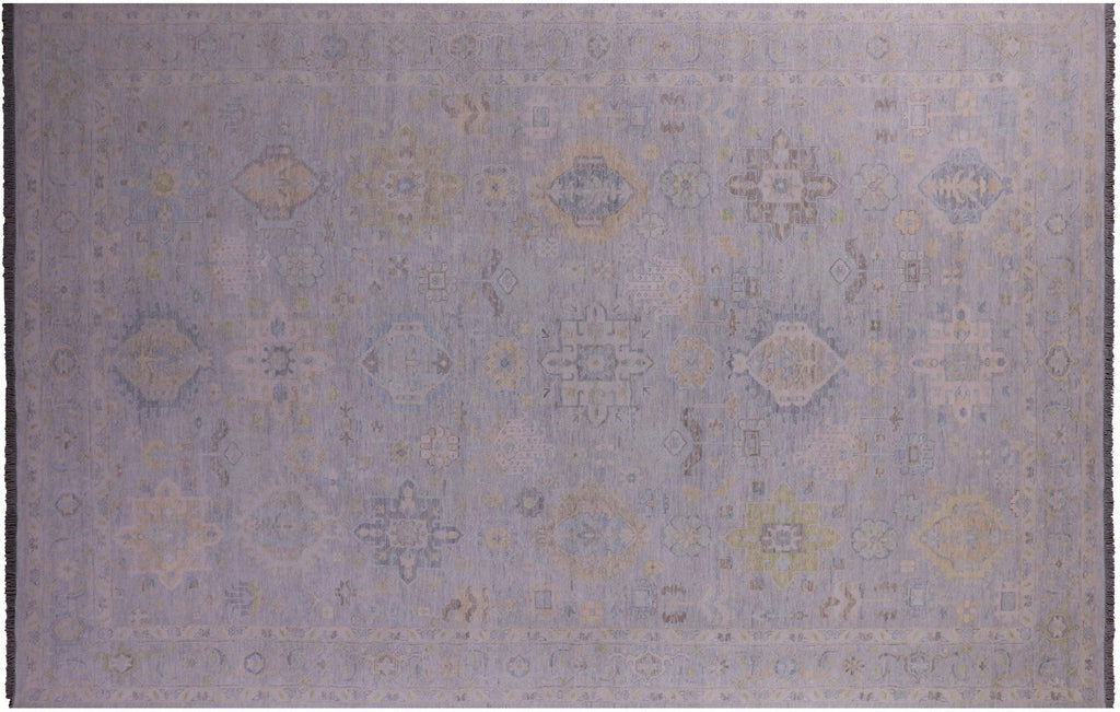 Grey Hand-Knotted Persian Heriz Serapi Wool Rug - Manhattan Rugs