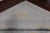 Silver 12' 1" X 18' 3" Hand-Knotted Persian Heriz Serapi Wool Rug - Q22222