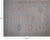SUPER SALE Blue Turkish Angora Oushak Handmade Wool Rug 12' 0" X 14' 9" - Q22231