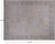 SUPER SALE Silver Turkish Angora Oushak Handmade Rug 12' 0" X 14' 10" - Q22235