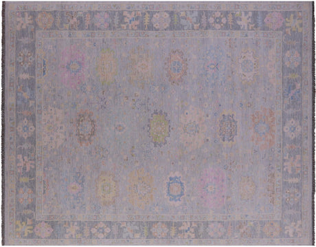 Grey Turkish Angora Oushak Handmade Rug - Manhattan Rugs