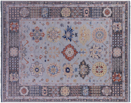 Blue Hand Knotted Persian Heriz Serapi Rug - Manhattan Rugs