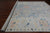 SUPER SALE Silver 12' 1" X 14' 9" Turkish Angora Oushak Handmade Rug - Q22239