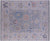 Silver 12' 1" X 14' 9" Turkish Angora Oushak Handmade Rug - Q22239