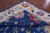 Blue Turkish Angora Oushak Hand Knotted Wool Rug - Manhattan Rugs