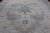 Silver Persian Heriz Serapi Hand-Knotted Wool Rug 12' 2" X 14' 10" - Q22242