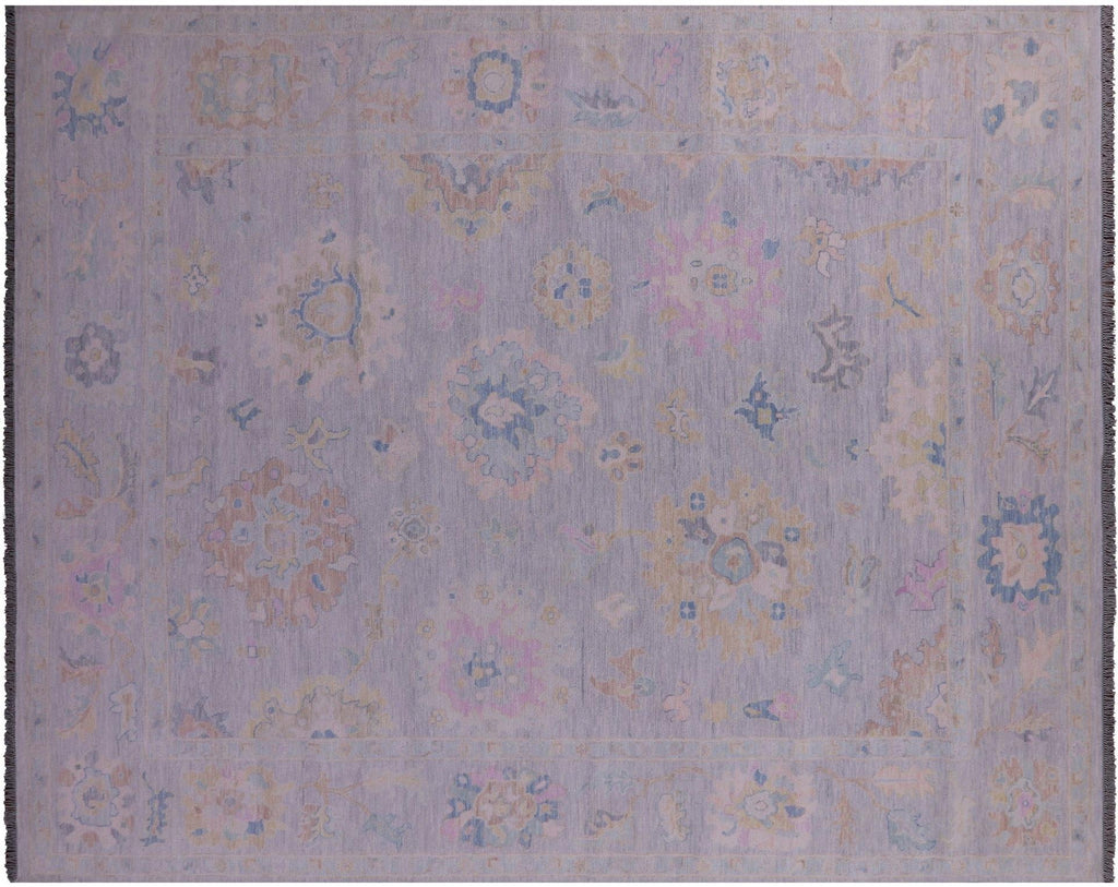 Grey Handmade Turkish Angora Oushak Rug - Manhattan Rugs