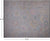 SUPER SALE Silver Handmade Turkish Angora Oushak Rug 12' 3" X 15' 0" - Q22243