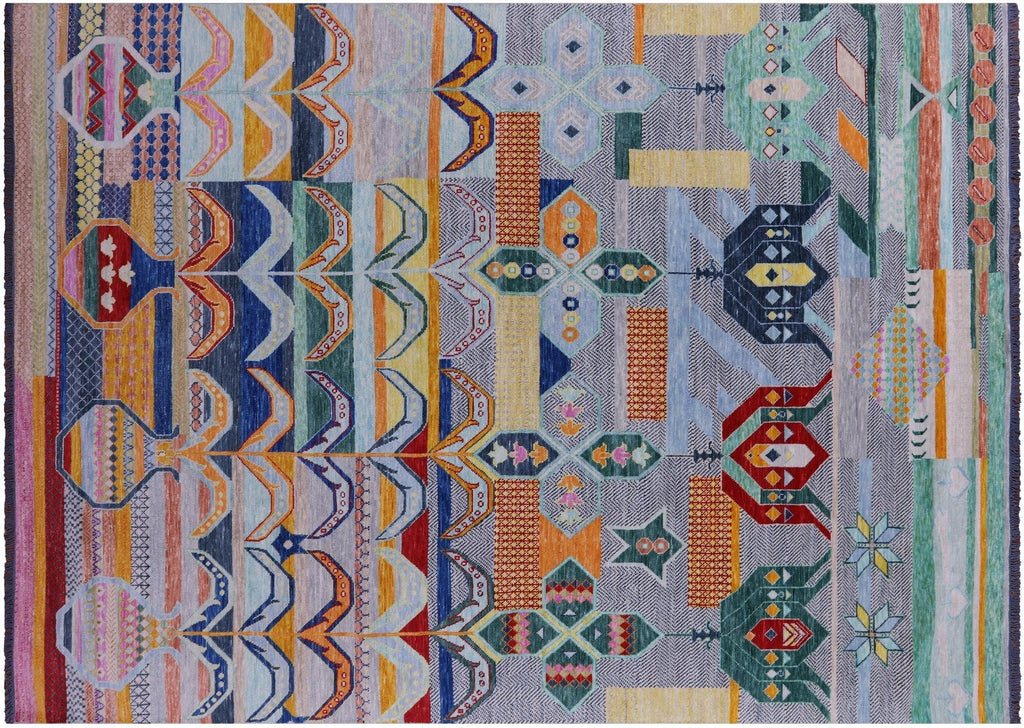 Moroccan Hand-Knotted Wool Rug - Manhattan Rugs