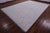 Blue Turkish Angora Oushak Handmade Rug