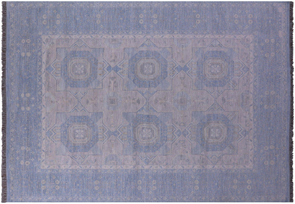 Grey Mamluk Hand-Knotted Wool Rug - Manhattan Rugs