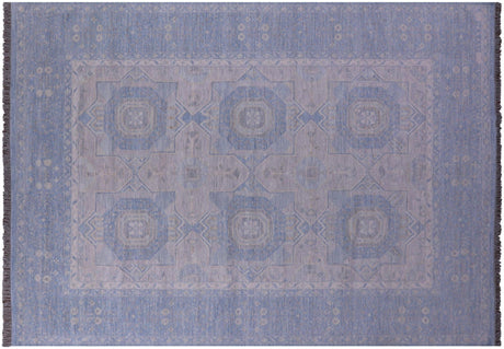 Grey Mamluk Hand-Knotted Wool Rug - Manhattan Rugs