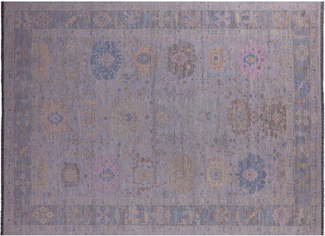 Grey Turkish Oushak Handmade Wool Rug - Manhattan Rugs