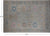 SUPER SALE Silver 10' 0" X 14' 0" Turkish Oushak Handmade Wool Rug - Q22276