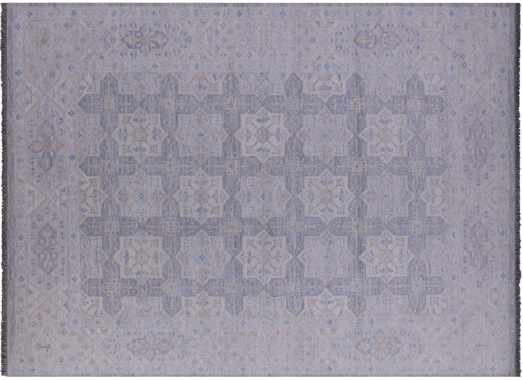 Grey Persian Tabriz Handmade Wool Rug - Manhattan Rugs