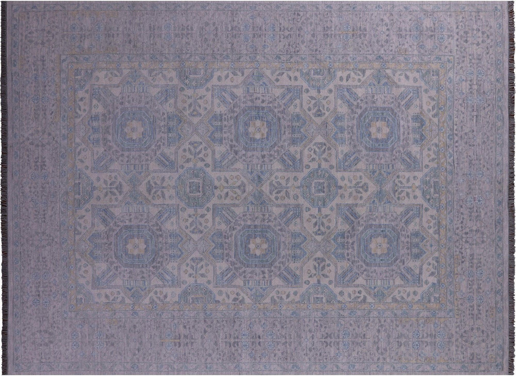 Grey Mamluk Hand-Knotted Wool Rug - Manhattan Rugs