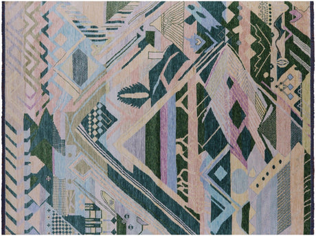 Moroccan Hand-Knotted Wool Rug - Manhattan Rugs