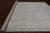 SUPER SALE Silver Turkish Oushak Hand Knotted Rug 9' 11" X 14' 1" - Q22284