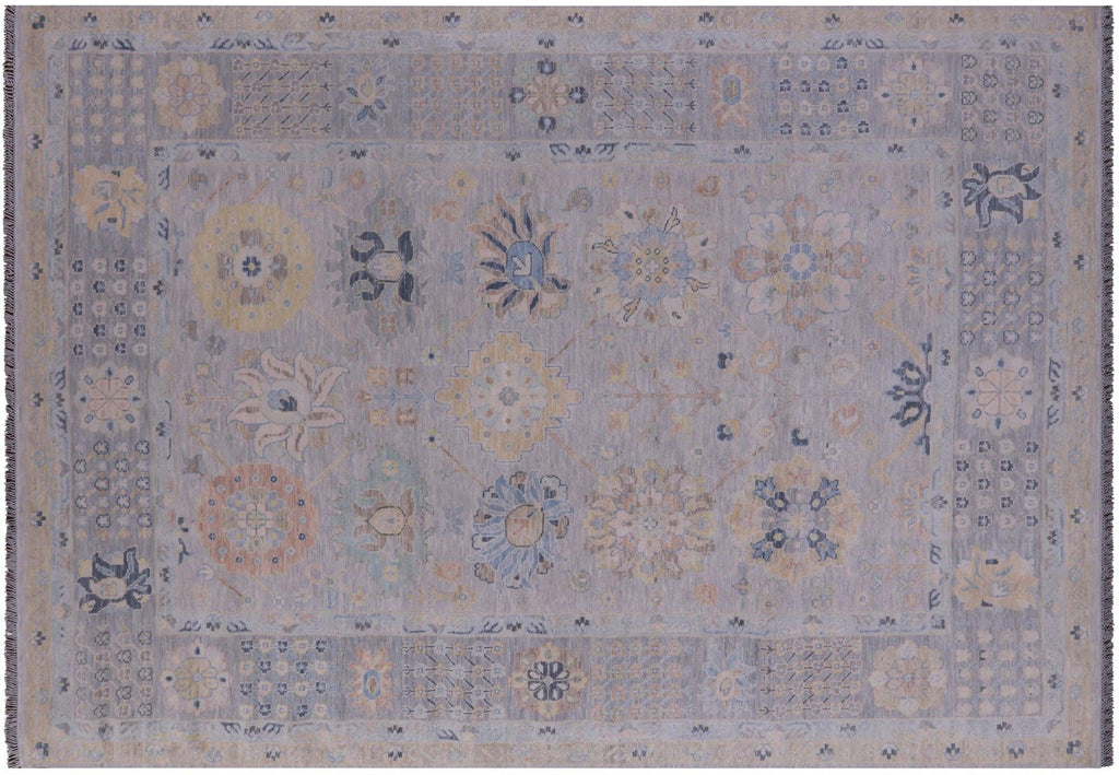 Grey Persian Heriz Serapi Handmade Rug - Manhattan Rugs