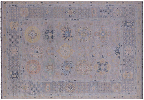 Grey Persian Heriz Serapi Handmade Rug - Manhattan Rugs