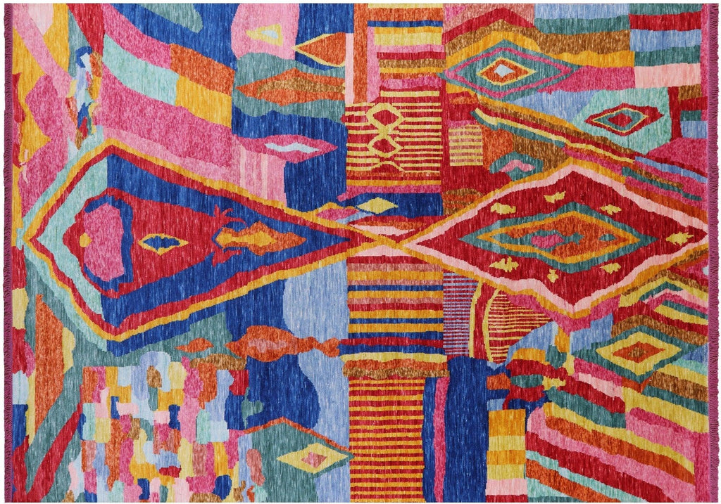 Hand Knotted Moroccan Wool Rug - Manhattan Rugs