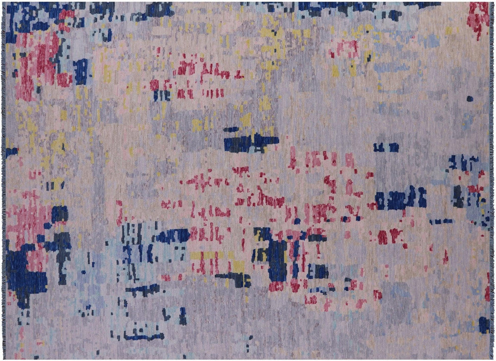 Hand Knotted Modern Abstract Wool Rug - Manhattan Rugs