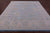 Blue Square Turkish Angora Oushak Hand Knotted Rug - Manhattan Rugs