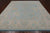 SUPER SALE Blue 10' Square Turkish Angora Oushak Hand Knotted Rug - Q22310