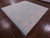 Blue Square Turkish Angora Oushak Hand Knotted Rug - Manhattan Rugs