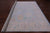 Blue Square Turkish Angora Oushak Hand Knotted Rug - Manhattan Rugs