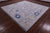Grey Square Hand-Knotted Turkish Angora Oushak Wool Rug - Manhattan Rugs