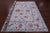 Blue Square Turkish Angora Oushak Handmade Rug - Manhattan Rugs
