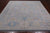 SUPER SALE Silver 9' Hand-Knotted Square Turkish Angora Oushak Wool Rug - Q22324