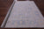Grey Hand-Knotted Square Turkish Angora Oushak Wool Rug - Manhattan Rugs