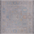 SUPER SALE Silver 9' Hand-Knotted Square Turkish Angora Oushak Wool Rug - Q22324