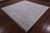 Grey Hand-Knotted Square Turkish Angora Oushak Wool Rug - Manhattan Rugs