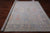 SUPER SALE Silver 9' Square Turkish Angora Oushak Handmade Wool Rug - Q22327