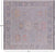 Grey Square Turkish Angora Oushak Handmade Wool Rug - Manhattan Rugs
