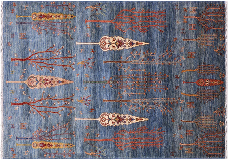 Persian Gabbeh Hand Knotted Tribal Wool Rug - Manhattan Rugs