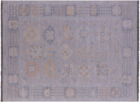 Grey Persian Heriz Serapi Hand Knotted Wool Rug - Manhattan Rugs