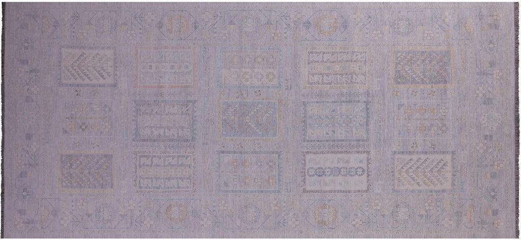 Grey Handmade Persian Gabbeh Tribal Rug - Manhattan Rugs