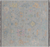 SUPER SALE Silver 8' Square Hand Knotted Turkish Angora Oushak Wool Rug - Q22338