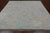 SUPER SALE Silver 8' Square Hand Knotted Turkish Angora Oushak Wool Rug - Q22338
