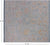 SUPER SALE Blue 8' Square Handmade Turkish Angora Oushak Wool Rug - Q22339