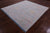 Blue Square Handmade Turkish Angora Oushak Wool Rug - Manhattan Rugs