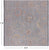SUPER SALE Silver 8' Square Turkish Angora Oushak Hand-Knotted Rug - Q22340