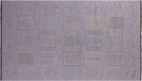 Grey Persian Gabbeh Tribal Hand-Knotted Wool Rug - Manhattan Rugs