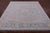 Silver 8' Square Turkish Angora Oushak Hand Knotted Rug - Q22351